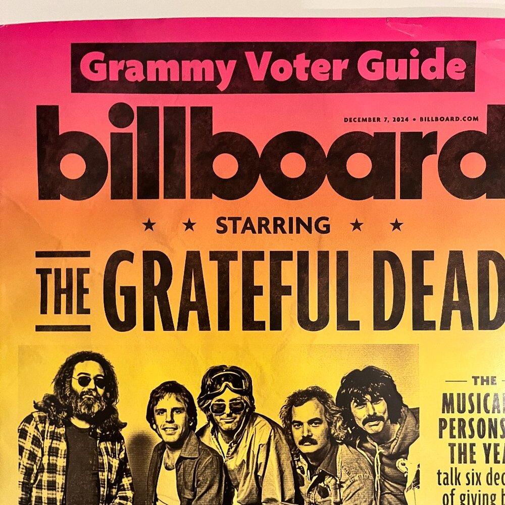 BILLBOARD‎ MAGAZINE-DECEMBER 7, 2024-GRAMMY VOTER GUIDE-GRATEFUL DEAD-Brand New